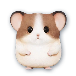 Chonky Hamster — AION 2 宠物肖像