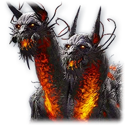 Flame Barghest — AION 2 pet portrait
